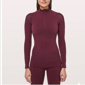 Lululemon 1/2 Zip Reveal Top